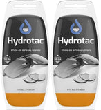 Calabria Hydrotac OPTX 20/20 Stick On BiFocal Lens +1.75 2Pack Men Women Magnifying Bi-Focal Reusable Reader Adhesive Clear