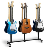 STRICH 6 Adjustable Guitar Stand Holder - Heavy Duty Floor Stand for Acoustic, Electric, Bass, Banjos - Folding Multi-Holder FH-