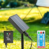 Yomistar Solar Battery Box for 3V LED String Lights, 1200mAh Lithium Solar Panel with Remote Control, USB Charging, Waterproof R