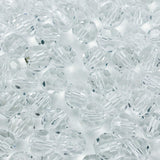 YUEXIGO 400pcs 4mm Round Crystal Glass Beads for Jewelry Making, Faceted Crystal Glass Spacer Beads for Bracelet Earring Necklac