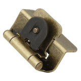 Hickory Hardware P5310AB Double Demountable Hinge Easy Installation Cabinet 1/2 Inch Overlay SelfClosing Feature with 170