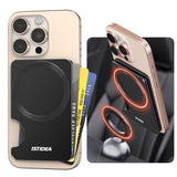 1ST IDEA Upgraded for MagSafe Wallet, High-Strength Strapping Phone Magnetic Wallet, Compatible With Magnetic Car Phone Holder -