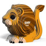 Eugy Lion 3D Puzzle, 24 Piece Eco-Friendly Educational Toy Puzzles for Boys, Girls & Kids Ages 6+
