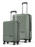 Safari Symphony Set Of 2 Trolley Bag Hard Case Polypropylene, 8 Spinner Wheels, 360 Degree Wheeling Carry On Luggage, Travel Bag