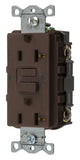 Bryant Electric GFRST20 20 Amp 125V Commercial/Residential Self Test Duplex GFCI Receptacle, Brown