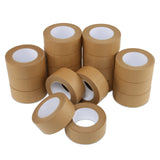 Lichamp Kraft Packing Tape, Brown Paper Gummed Tape for Packing Boxes, Shipping Cardboard and Carton Sealing, 18 Rolls x 2 inch