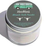 Vanmans - Mint and Bone Tooth Powder Toothpaste - Remineralizing Tooth Powder with Cattle Bone Derived Hydroxyapatite, Bentonite
