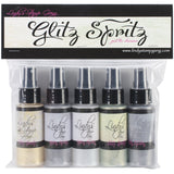 Lindys Stamp Gang Glitz Spritz 2oz 5/Pkg,Gold
