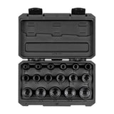 TEKTON 1/2 Inch Drive 12Point Impact Socket Set, 17Piece (5/1611/4 in.) | SID92336