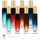 Segbeauty 0.5oz Small Travel Perfume Bottles, 8 Pack of Refillable Glass Perfume Atomizer, 15ml Portable Empty Cologne Dispenser