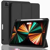 ZryXal New iPad Pro 12.9 Inch Case 2022/2021/2020(6th/5th/4th Gen) with Pencil Holder,Smart iPad Case [Support Touch ID and Auto