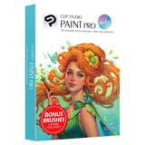 CLIP STUDIO PAINT PRO - Version 4 | Perpetual License | for Windows and macOS