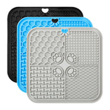 Dog Lick Mat, 3Pack Dog Slow Feeder, Non-Slip Design Lick Mat for Dogs and Cats, Boredom and Anxiety Reducer,Suitable for Treats