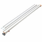 BORA 100 NGX Clamp Edge, Straight Cut Guide for Circular Saws, Aluminum, Includes 50Inch Clamp Edge & 50Inch Extension for 10