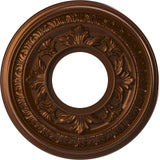 Ekena Millwork CMP10BACDC Baltimore Thermoformed PVC Ceiling Medallion (Fits Canopies up to 4 1/4), 10OD x 3 1/2ID x 3/4P, Metal