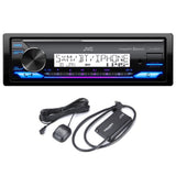JVC KD-X38MBS Marine/Powersports Radio Receiver Bundled with SXV300M1 Satellite Radio Receiver with Marine/RV Antenna