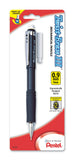 Pentel TwistErase III Automatic Pencil with 1 Eraser Refill, 0.9mm, Assorted Barrels, 1 Pack (QE519BPK6)