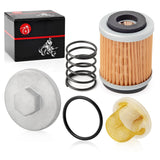 Oil Drain Plug CAP & Spring Oil Filter Strainer For YAMAHA SR185 XT225 BW200 TTR225 TTR230 TW200 MOTO-4 YFM 200 225 Bear Tracker