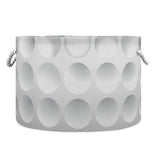Golf Ball Round Storage Basket Bin, Waterproof Laundry Hamper, Large Collapsible Bucket, Baby Nursery Organizer with Handles for