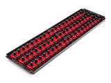 TEKTON 3/8 Inch Drive 3-Rail Socket Organizer Set, Red (60-Tool) | OST17160 | Made in USA