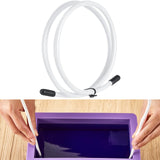 Yaocom 1 Pcs Soap Swirl Tools Bendable Soap Making Tool Supplies Cold Process Hanger Swirl Accessories for Adjustable Hanger Wir