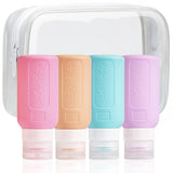 YAMYONE Travel Bottles for Toiletries, Tsa Approved Travel Bottle 3OZ Shampoo Travel Container, BPA Free Leak Proof Travel Tubs