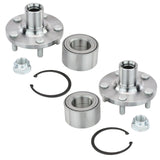 TRQ Wheel Bearing and Hub Front Pair for Matrix Celica Corolla