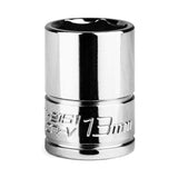 Capri Tools 13 mm Shallow Socket, 1/4Inch Drive, 6Point, Metric