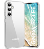 Vakoo Case for Samsung Galaxy S23 FE 5G | Clear Anti-Yellowing, Hard Back, Military-Grade Drop Protection, Supports Wireless Cha