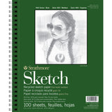 Strathmore 400 Series Sketch Pad, Recycled Paper, 9x12 inch, 100 Sheets Artist Sketchbook for Drawing, Illustration, Art Class