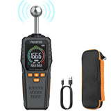 Proster Rechargeable Moisture Meter - Pinless Damp Meter for Walls with 2.4 inch Colour LCD Screen Sound Light Alarm Damp Detect