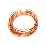 20 Gauge, 99.9% Pure Copper Wire (Square) Dead Soft CDA #110 Made in USA - 25FT by CRAFT WIRE