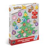 Buffalo Games - Pok mon - 12 Days of Christmas Advent Calendar Puzzles - Eleven 100 Piece Mini Ornament Jigsaw Puzzles and One