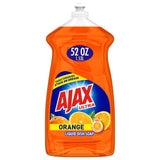 Ajax TripleAction Dishwashing Liquid, 52 Oz, Orange