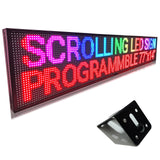 HS ProgrammableLed Sign , Outdoor Digital Scrolling Open Neon Signs, Electronic Message Display Screen Banner Board Large Waterp