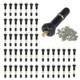 50Pcs TPMS 20008 Rubber Snap-in Valve Stems Tire Valve Stem Replacement VS 950 VS950 15263240 for GM Chevy