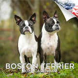 2026 Boston Terrier Calendar - Dog Breed Monthly Wall Calendar - 12 x 24 Open - Thick No-Bleed Paper - Giftable - Academic Teach