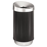 Safco, AtYourDisposal, Modern Vertex Trash Can, Puncture & Moisture Resistant, 38 Gallons
