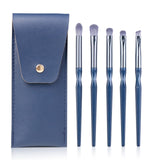 ENZO KEN Sapphire Blue Eye Shadow Brush Set, Diamond Eyeshadow Brushes Set, Small Nose Contour Brush, Glitter Eyeshadow Brush, E