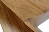 Jofran Solid Wood 16 X 16 X 24 Height Mid-Century Modern Angled Jasper Accent Nightstand End Table, Natural