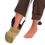 DMI Deluxe Sock Aid / Helper Easily Pull on Socks Without Bending, Slip Resistance, Reliable Sock Aid Device for Seniors, Whit