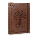A5 Binder 6 Ring PU Leather Cover for Notebook Planner, No Paper, 7.4x9.3