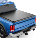 ILONPA 6.5FT Soft Roll Up Truck Bed Pickup Tonneau Cover for Nissan Titan 2017 2018 2019 2020 2021 2022 2023 2024 Without Titan