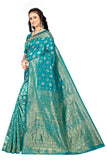 Sugathari Womens Banarasi Saree Pure Kanjivaram Silk Saree Soft New Ladies 2023 Design Wear Pattu Sarees Latest Cotton Party Sari Collections With Blouse Piece For Wedding Sadi (Sam Pari-161 Rama)