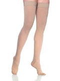 SIGVARIS Womens DYNAVEN Closed Toe ThighHighs w/GripTop 2030mmHg Crispa Large Short