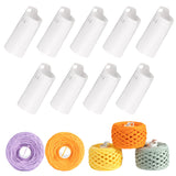 Etcokei 9pcs Yarn Ball Tube for Etcokei Electric Yarn Winder M1, Reusable ABS Yarn Cake Tube for Neat Storage & Tangle-Free Knit