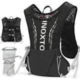 INOXTO Hydration Vest Backpack,Lightweight Water Running Vest Pack with 1.5L Water Bladder Bag Daypack for Hiking Trail Running