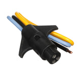 attwood 7647-7 Heavy-Duty Trolling Motor Connector, Male Plug, Motor Side, 6-Inch Harness with Butt Connectors, 10-Gauge Wire, O