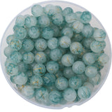 PAMIR TONG 10mm Deep Green Glass Beads for Jewerly Making 160pcs Pretty Round Loose Beads Spacer for Bracelet Making Accessories