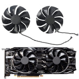 Coolerage 85mm DC 12V 0.55A 4Pin PLA09215S12H RTX2080Ti GPU Fans for EVGA RTX 2060 2070 2080 2080Ti RTX2080Ti Graphics Card Cool